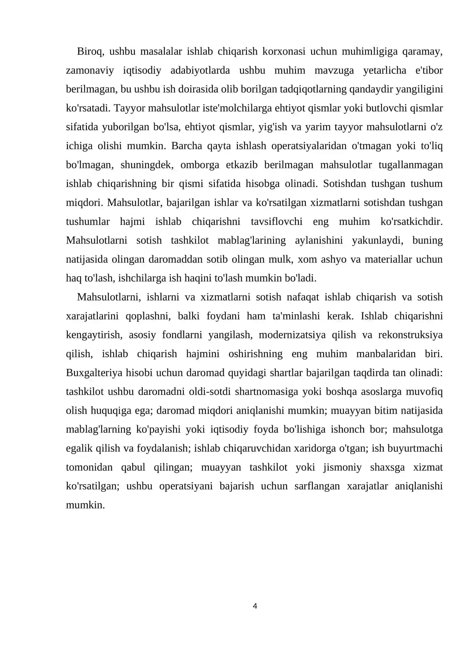 Tayyor Mahsulotlarni Buxgalteriyada va Omborda Hisobga Olish 4