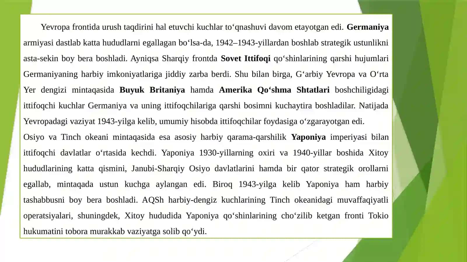 Qohira deklaratsiyasi tarixi mazmuni va tarixiy ahamiyati 4