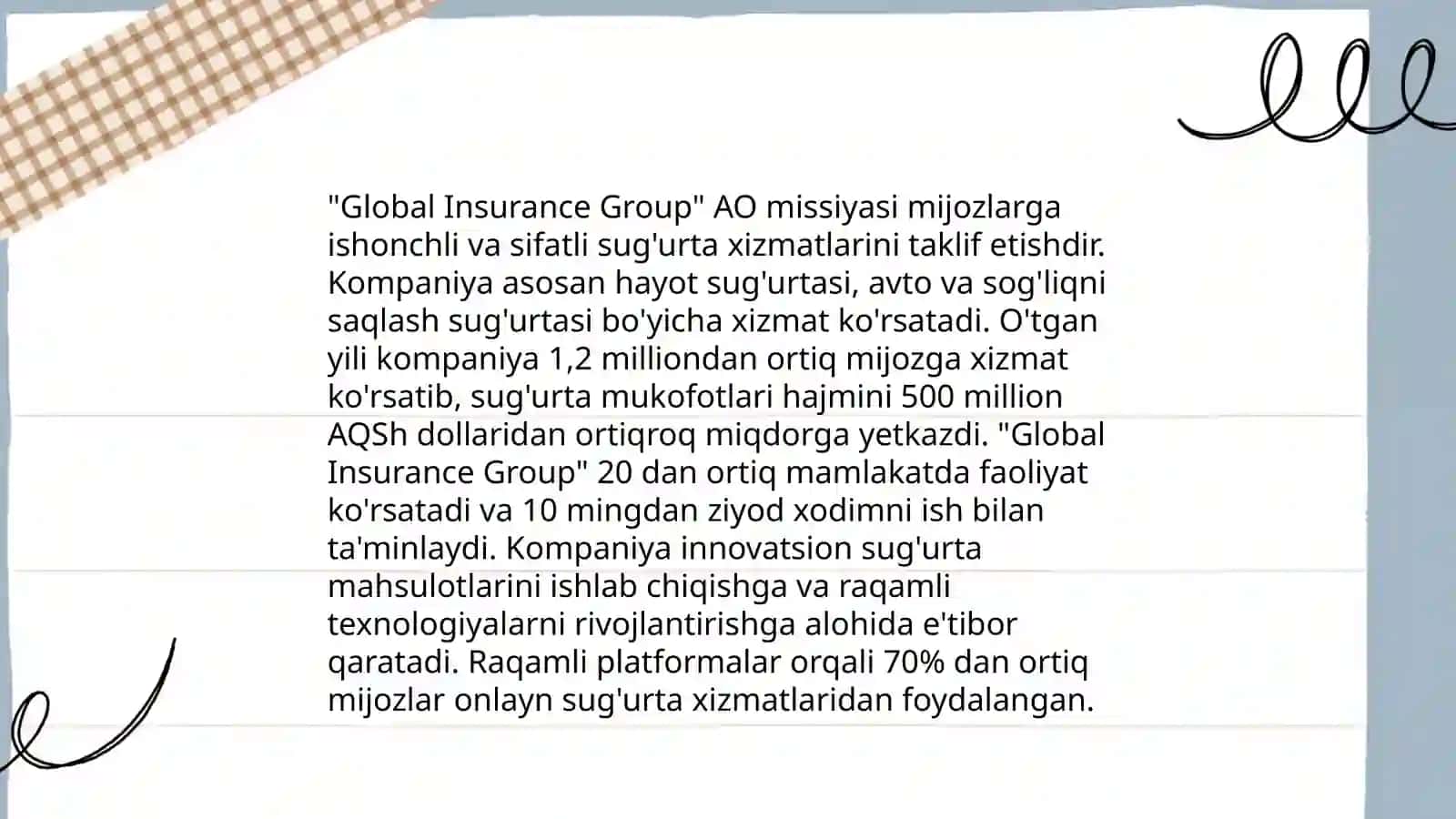 AO "Global Insurance Group" Tarixi 4