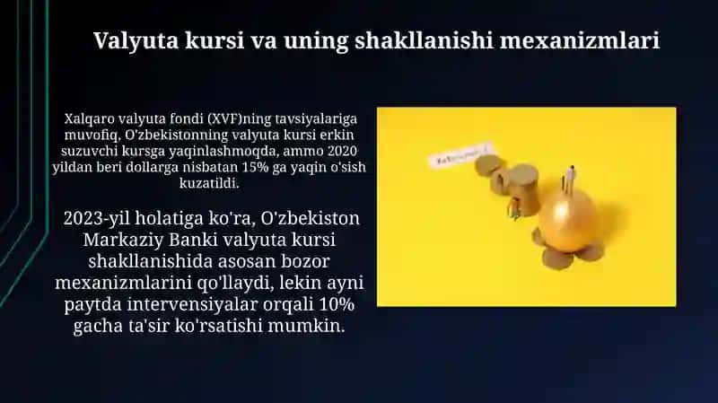 Valyuta tizimi va toʻlov balansini tartibga solish 4