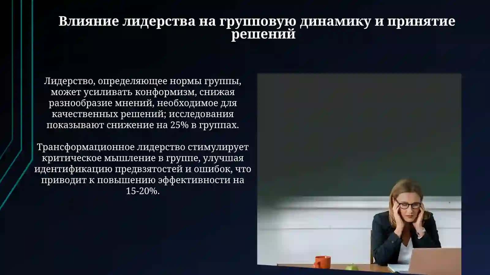 Лидерство и его влияние на процесс принятия решений 4