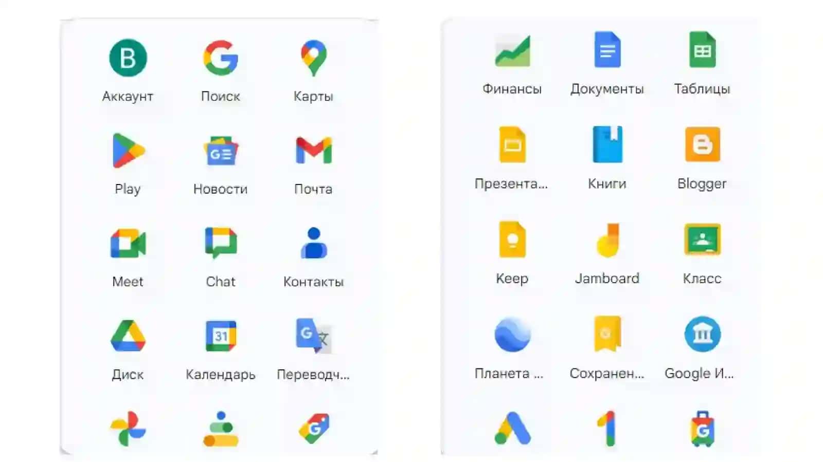 Google xizmatlari elektron ta'lim resurslari 4
