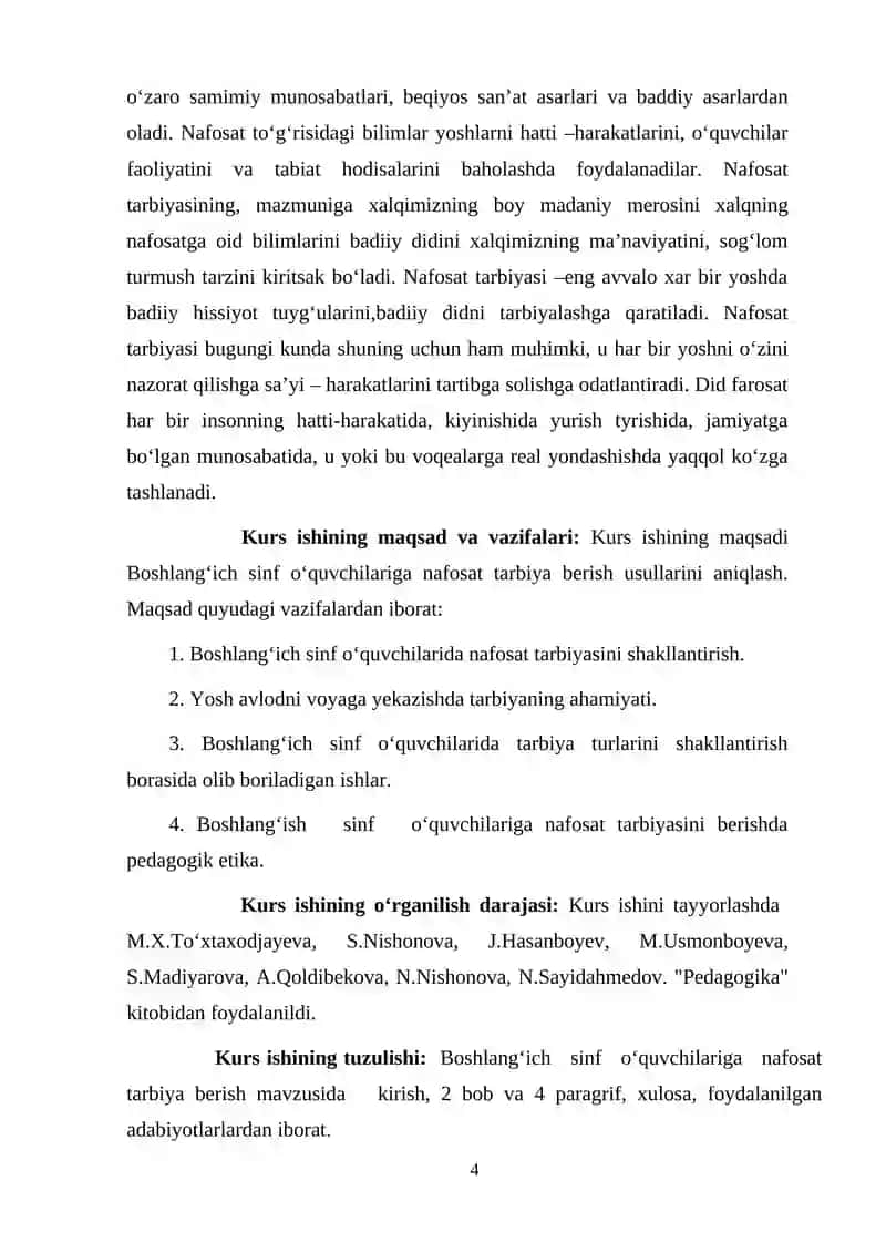 Boshlang‘ich sinf o‘quvchilariga nafosat tarbiyasini berishda etika 4