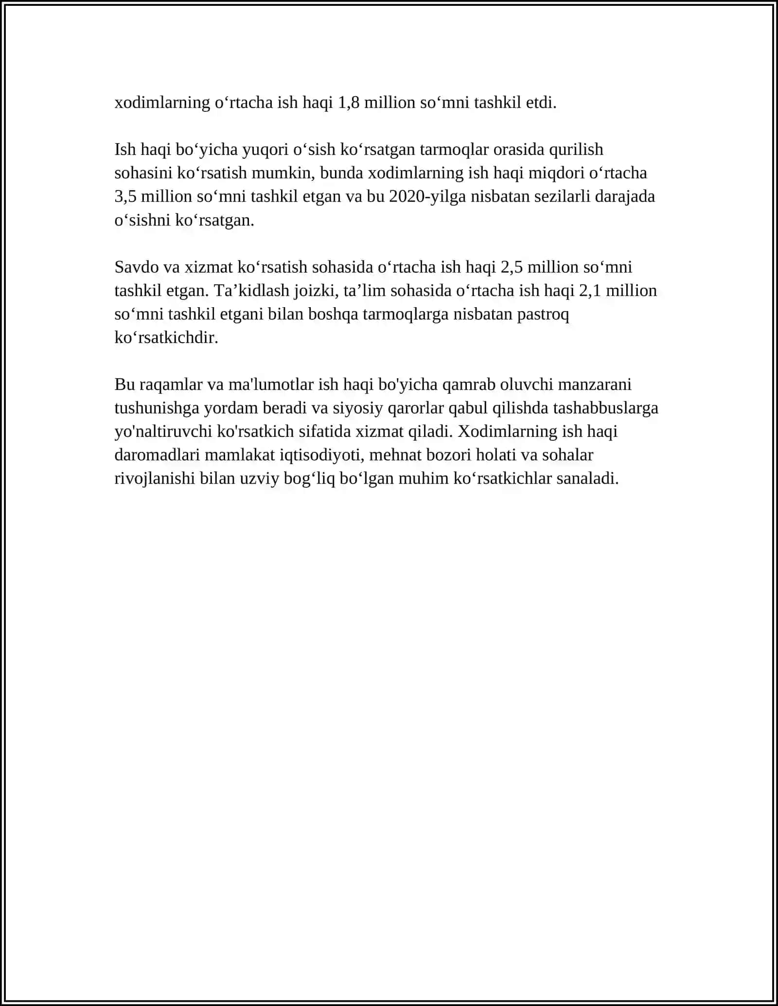 JAMI YILLIK DAROMAD TOʻGʻRISIDAGI DEKLARATSIYA ASOSIDA SOLIQ SOLINADIGAN DAROMADLAR 4