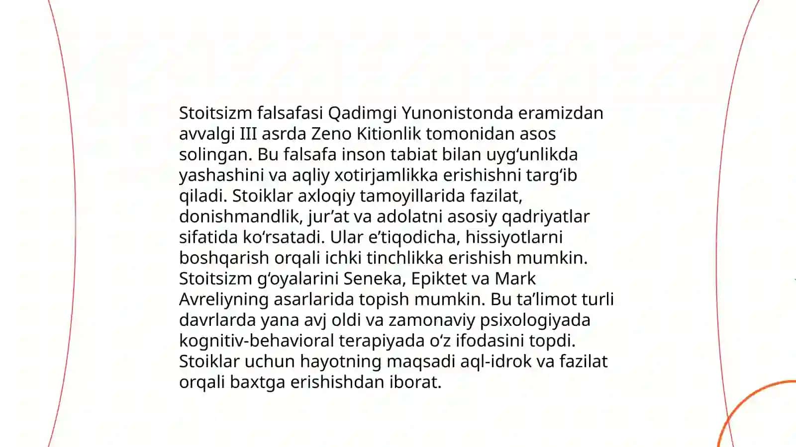 Senekaning "Lutsiliyga axloqiy xatlari 4