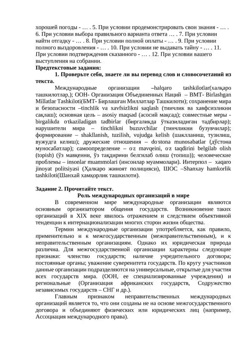 Роль международных организаций в мире 4