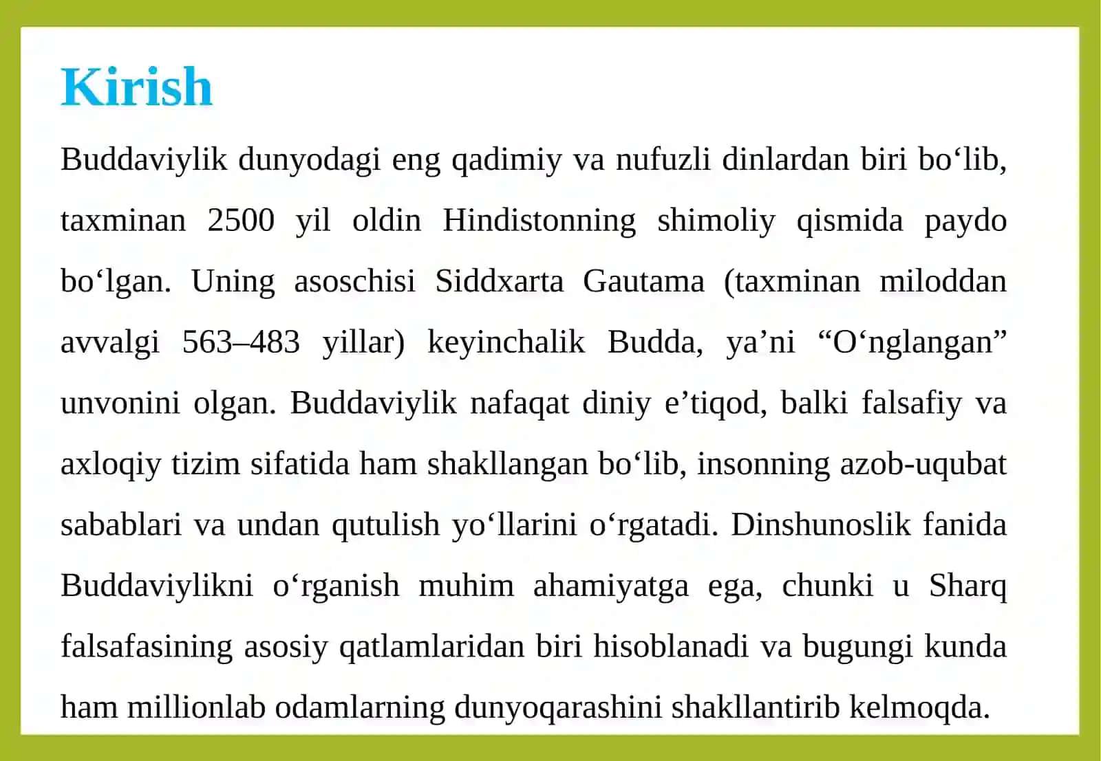 Buddaviylik dini ta’limoti va manbasi 4
