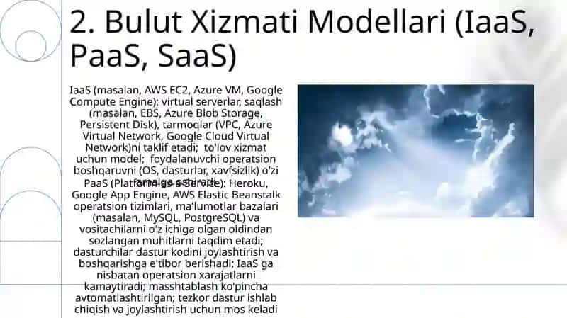 Bulutli texnologiyalar va ular bilan ishlash 4