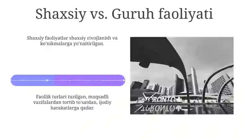 Faoliyatining tuzilishi va uning turlari 4