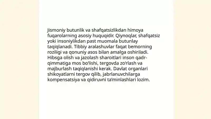 Fuqarolarning shaxsiy huquq va erkinliklar 4