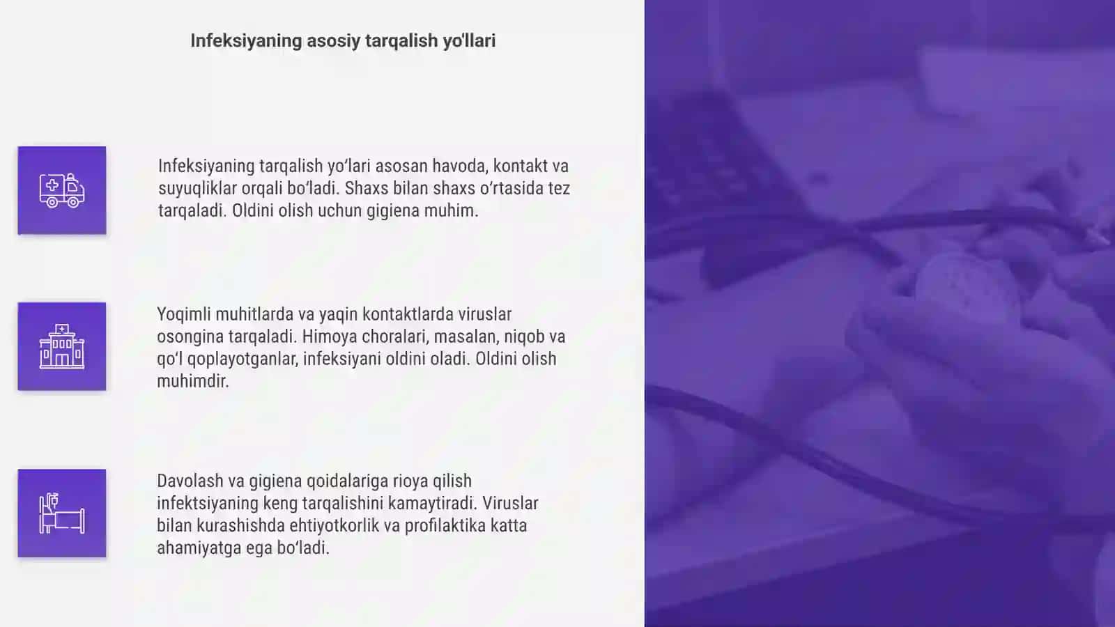 Infeksiyani tarqalish yoʻllari va ularni oldini olish 4