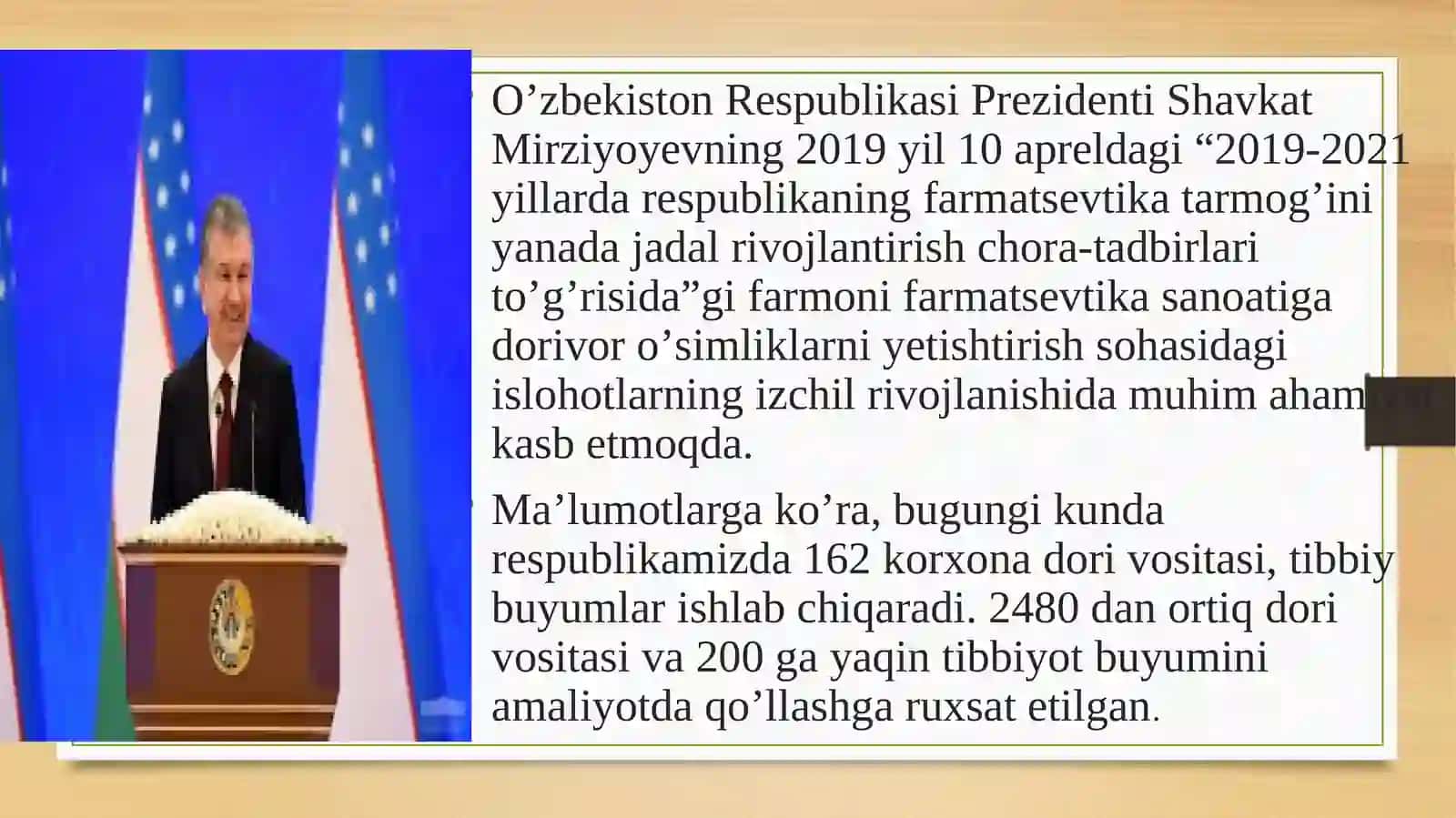 O'ZBEKISTON RESPUBLIKASIDA XALQ TABOBATIGA OID QONUN VA QARORLAR 4
