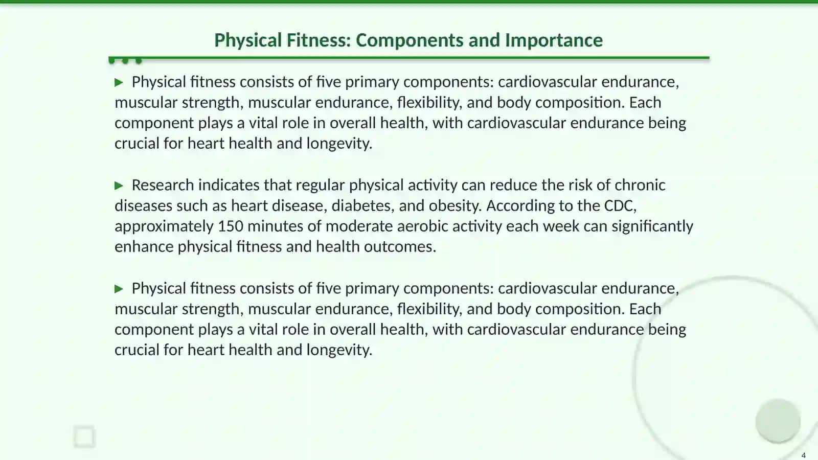 Health and fitness 4