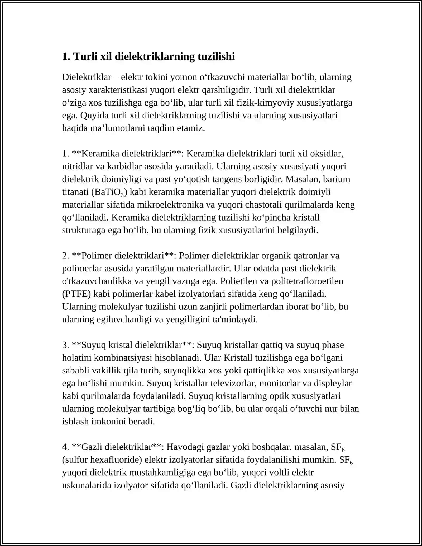TURLI XIL DIELEKTRIKLAMING TUZILISHI 4