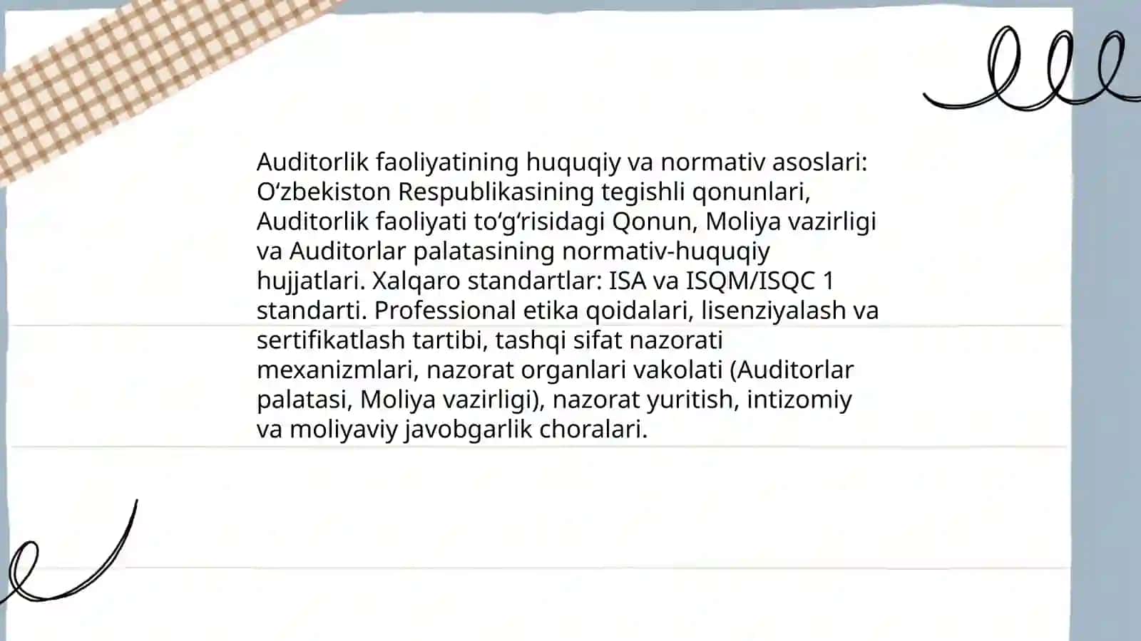 Moliyaviy hisobot auditi ish sifatining tashqi nazorati 4