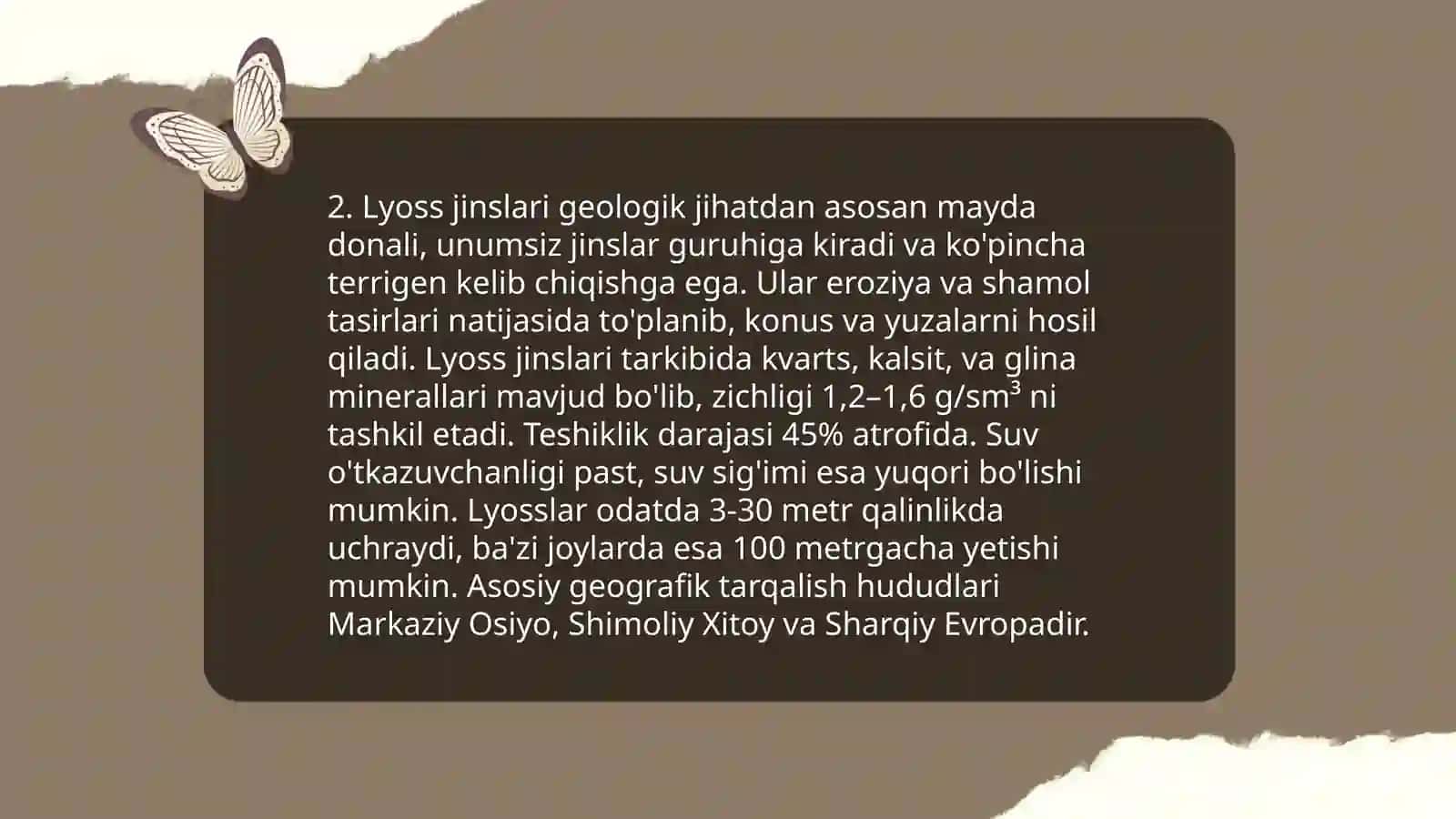 Lyoss jinslarning genetik tiplari 4