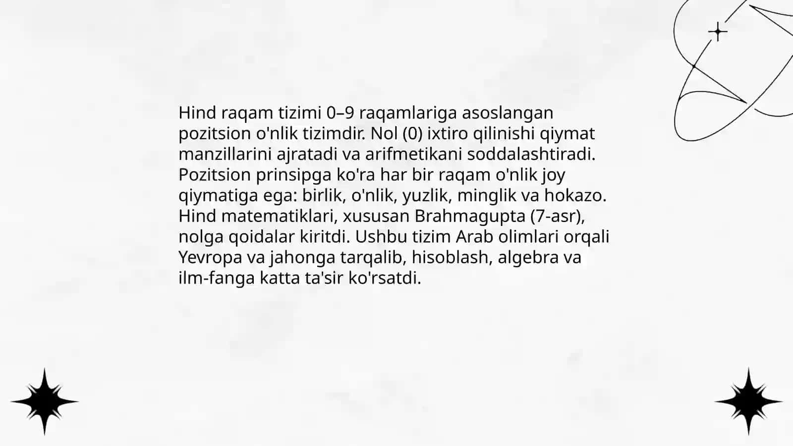 Hindiston matematikasi 4