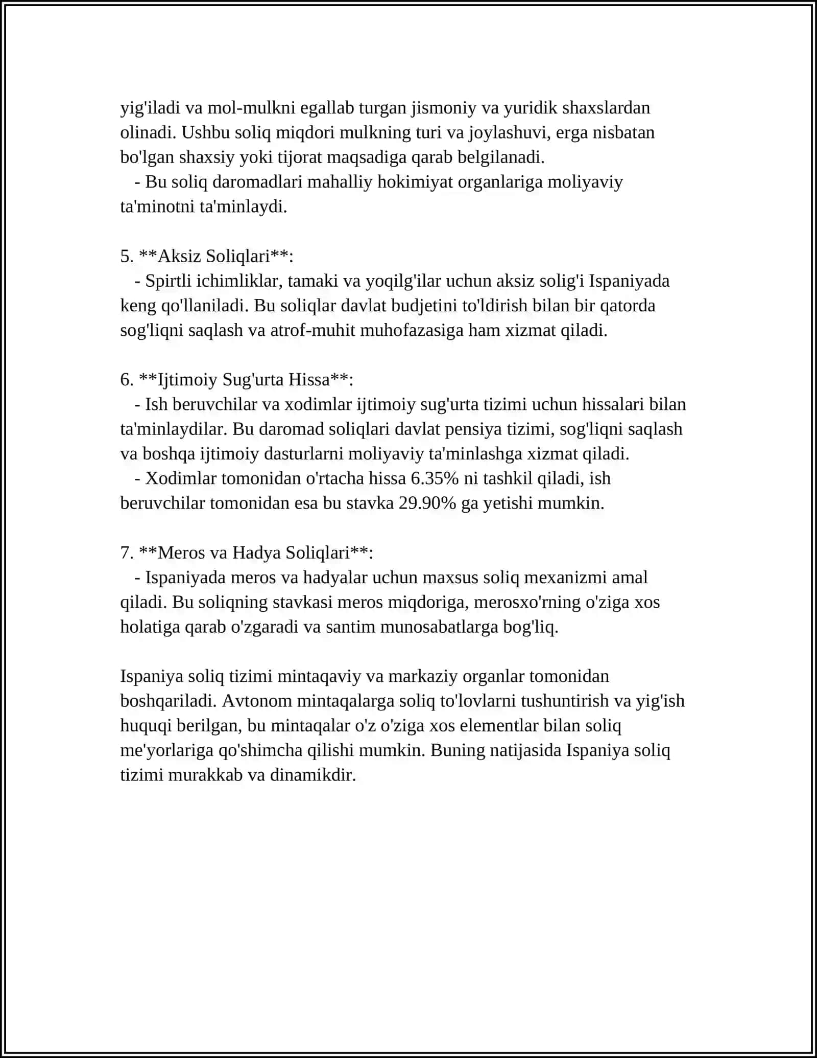 ISPANIYA SOLIQ TIZIMI 4