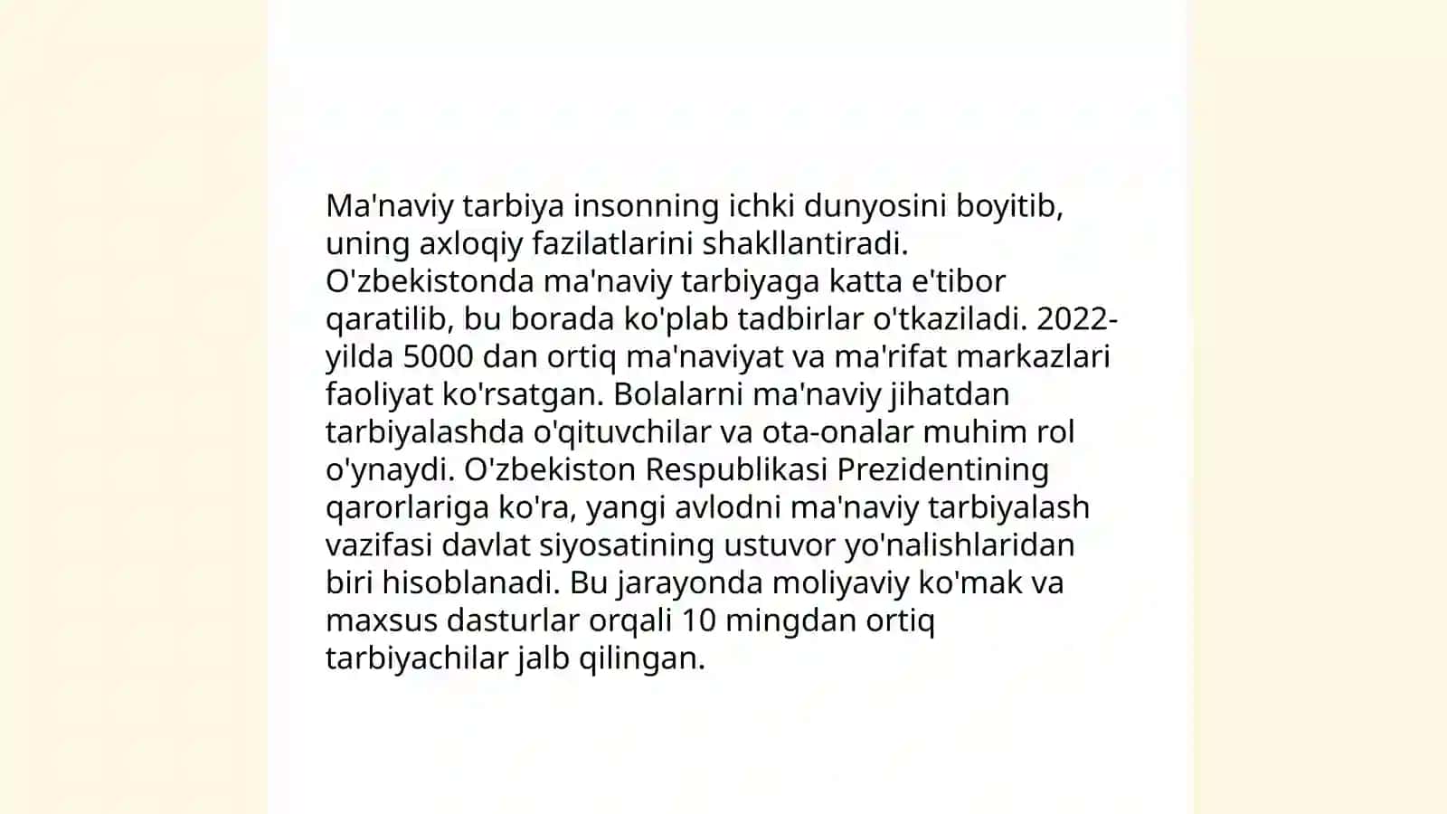 Ma'naviyat va jamiyat hayoti 4