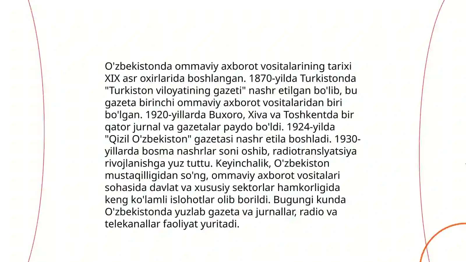 Ommaviy axborot vositalarining huquqiy asoslari 4