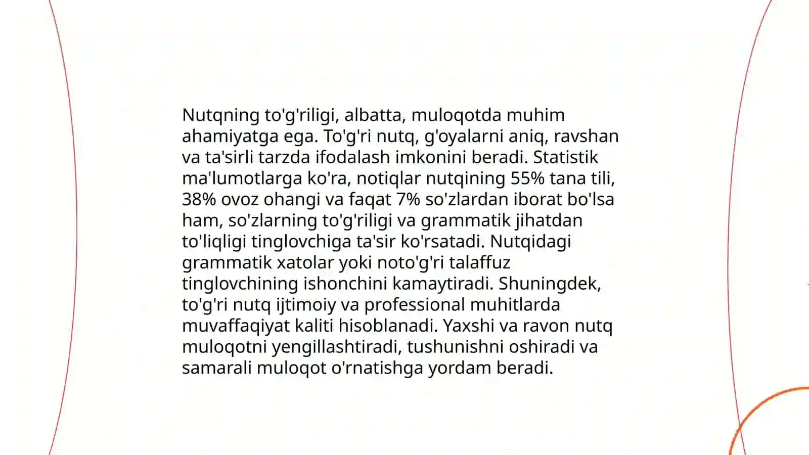 Nutqning aniqligi 4
