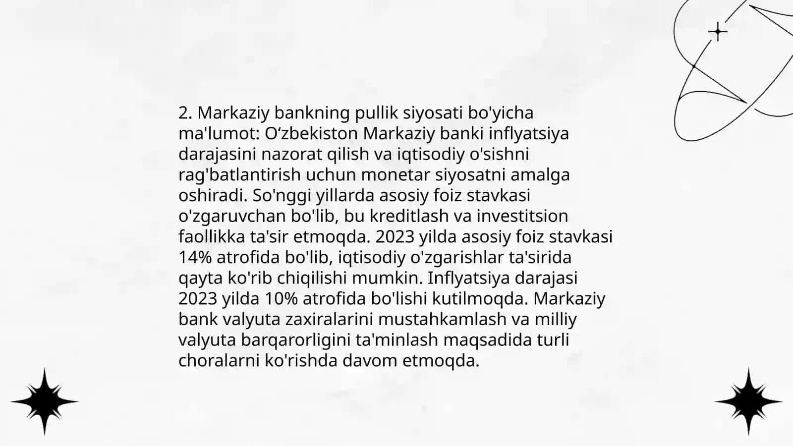 Pul foiz stavkalari Va valyuta bozori 4
