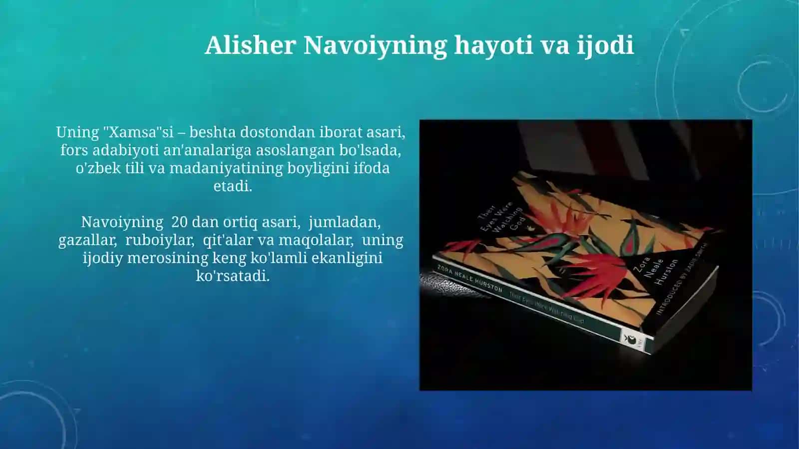 Alisher Navoiy VA qoraqalpoq adabiyoti 4