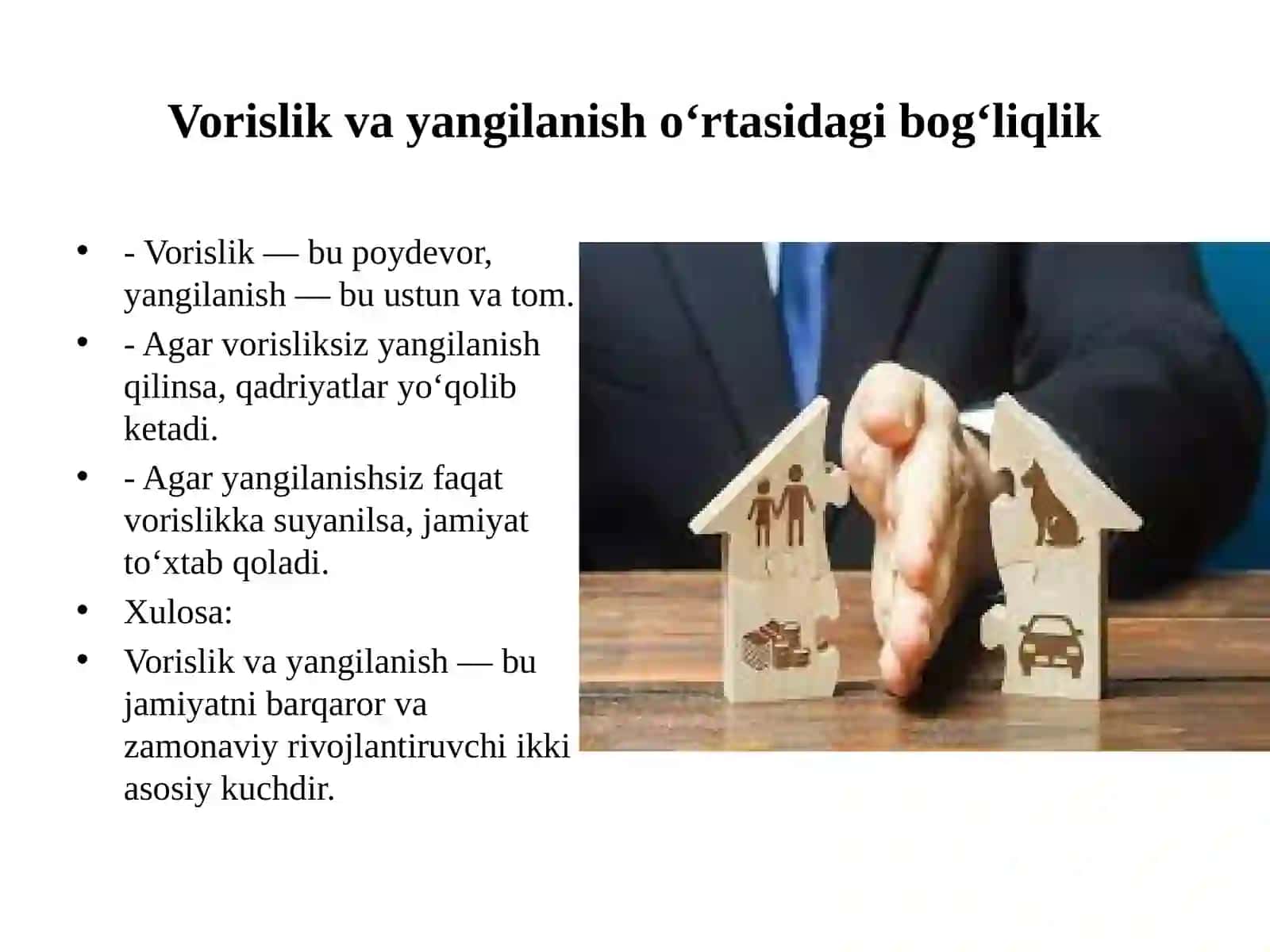 Vorislik va yangilanish 4