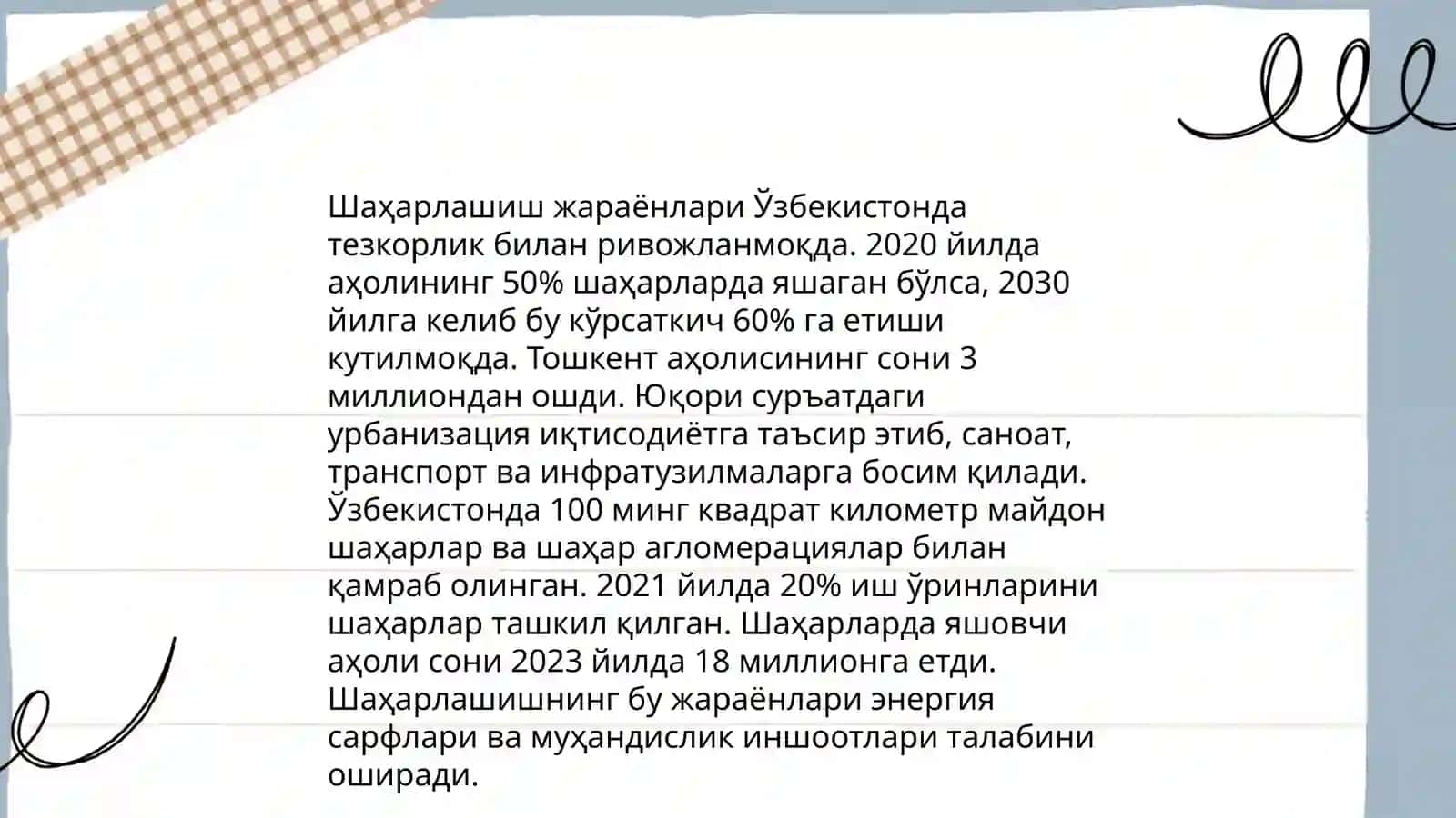 Ózbekiston Respublikasida ijtimoiy ózgarishlar 4