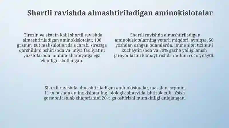 Gʼoza shifobaxsh hususiyati, vitamin oqsil aminokislota tarkibi 4