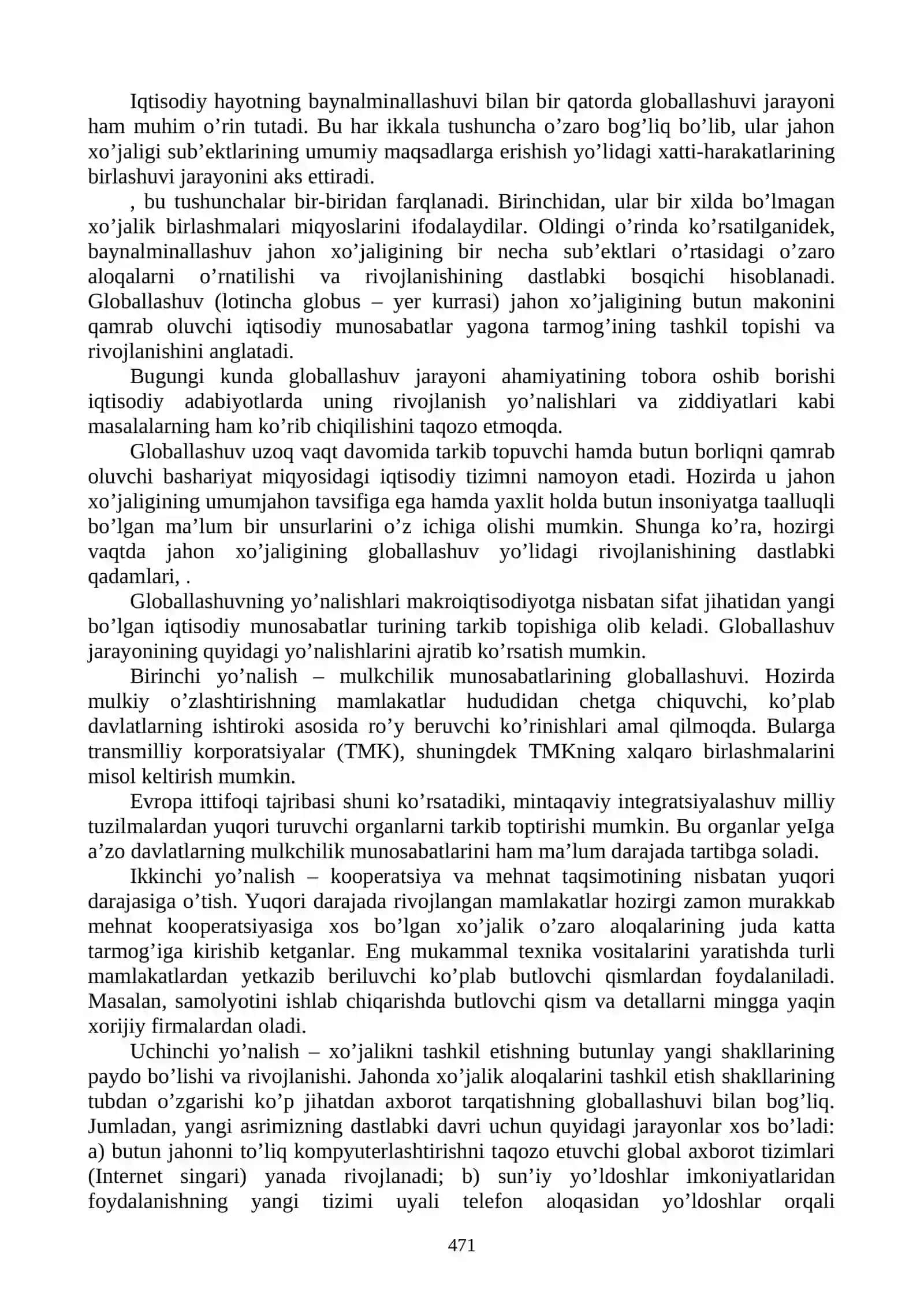 JAHON XO’JALIGI va uning evolyutsiyasi 4