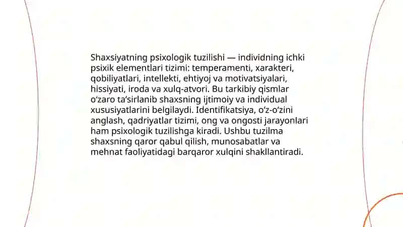 Shaxs va uning tuzilishi 4