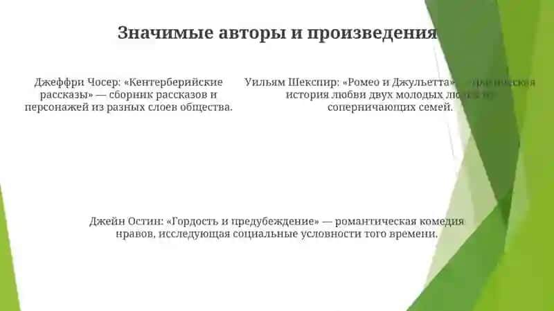 Английская Литература 4