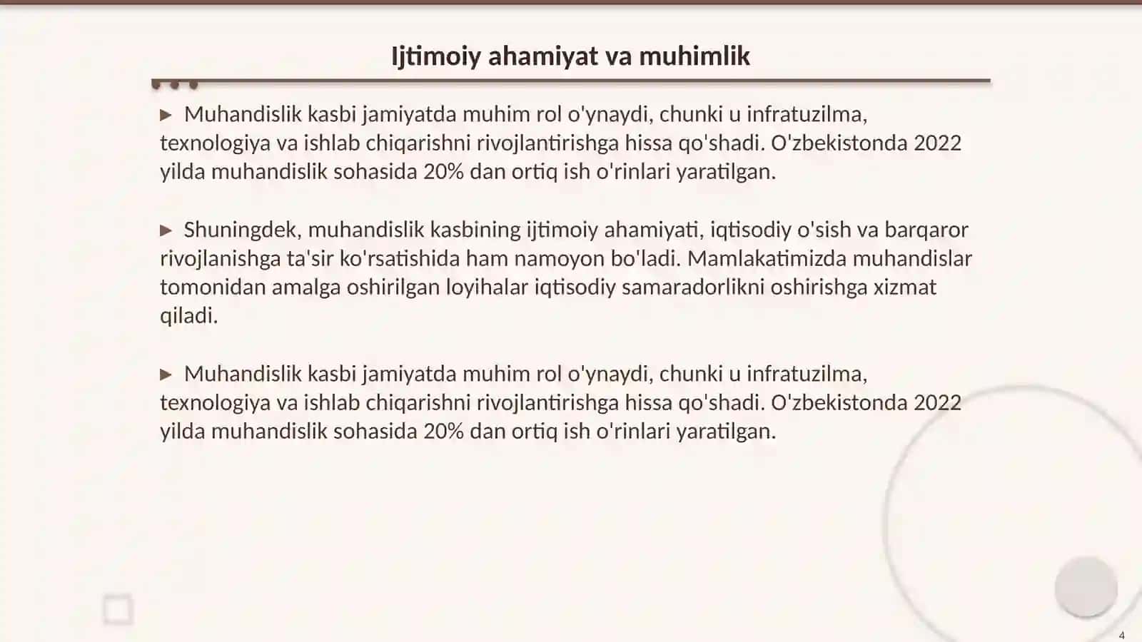 Muhandislik kasbini tanlash motivlari 4