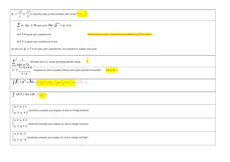 Amaliy matematika YN (JAVOBLAR) 4