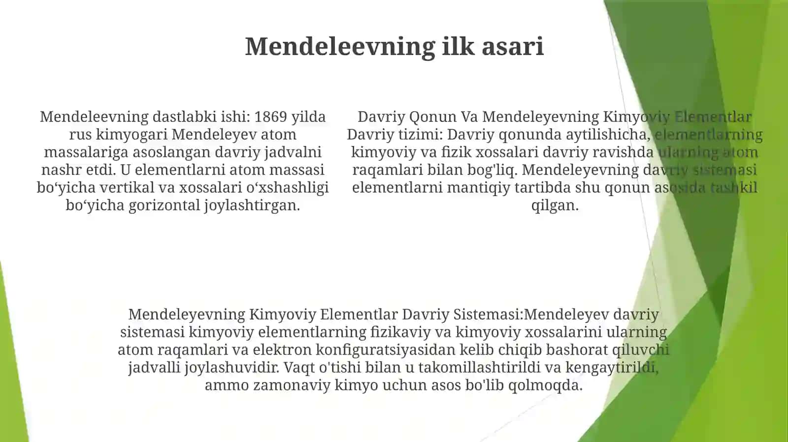 Davriy Qonun Va Mendeleyevning Kimyoviy Elementlar Davriy Sistemasi 4