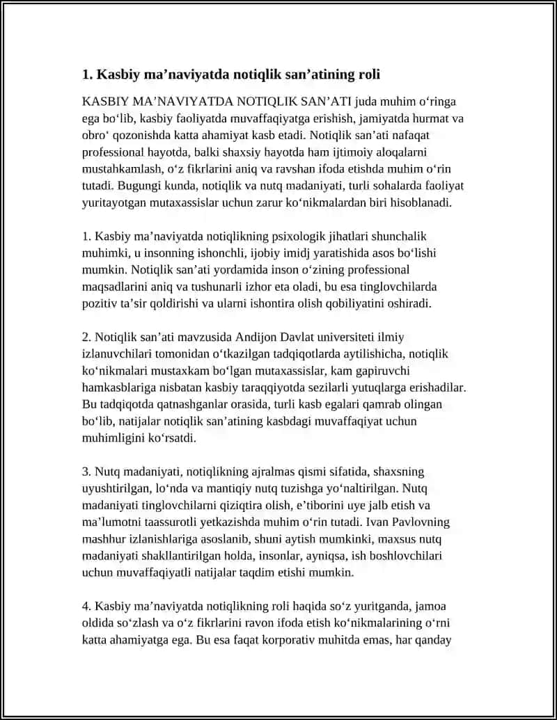 KASBIY MA’NAVIYATDA NOTIQLIK VA NUTQ MADANIYATINING AHAMIYATI 4