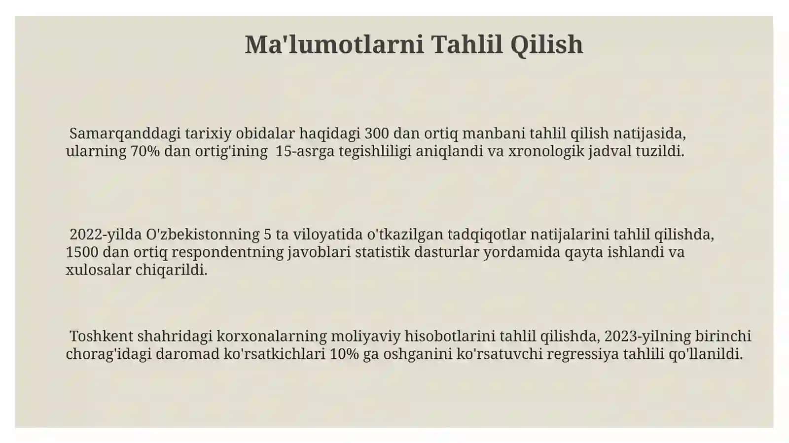 Jamlangan hisobotlarni tuzish usuli 4