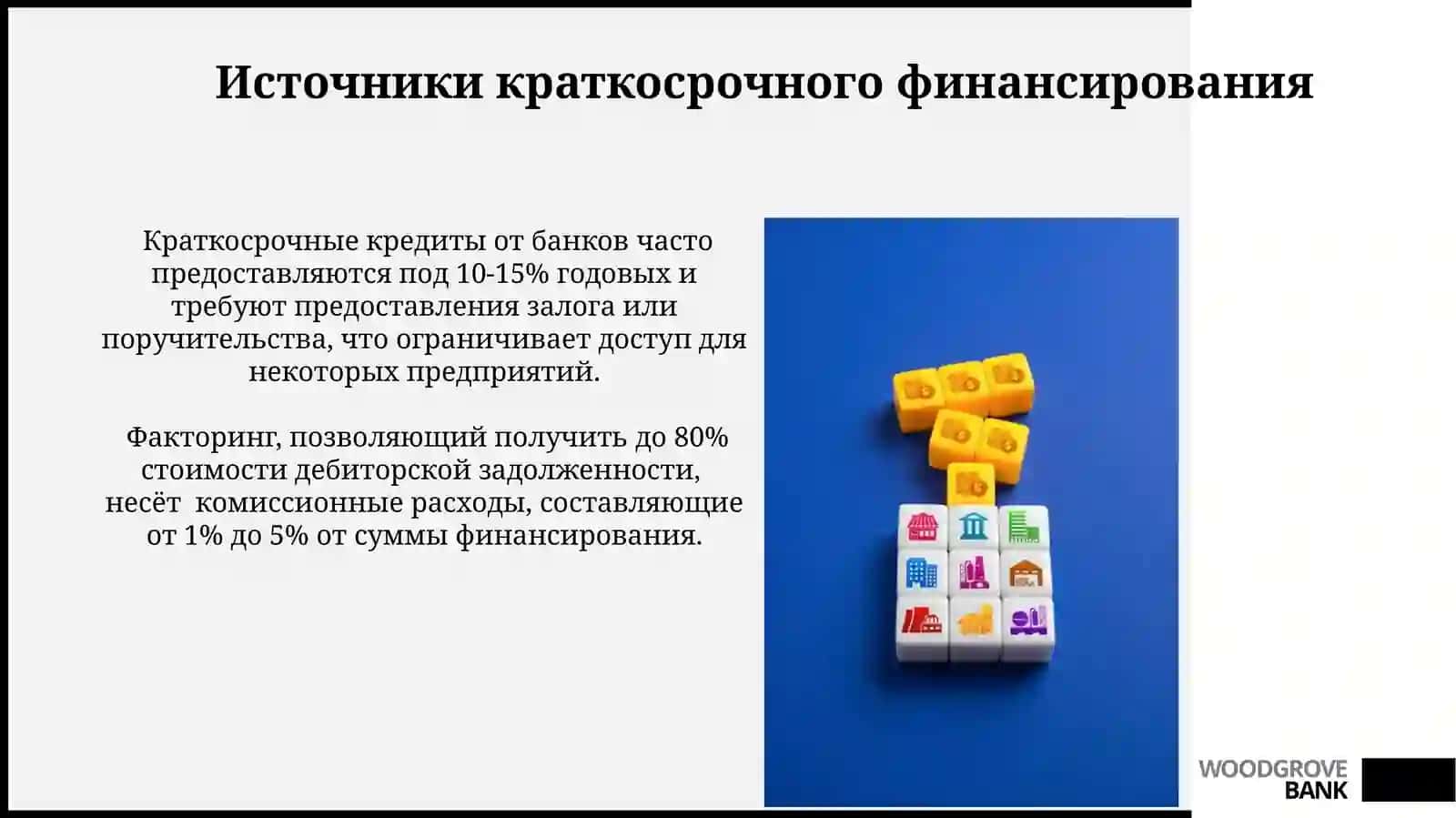 Источники финансирования оборотного капитала организации (предприятия) 4