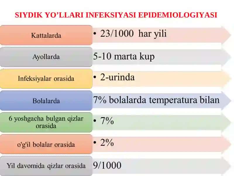 Siydik yo’li infeksiyalarida homiladorlik va tug’ruq. Kamqonlikda homiladorlik va tug’ruq. 4