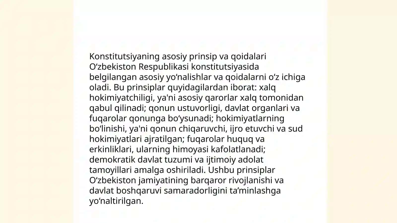 O‘zbekiston Respublikasi Konstitutsiyasi 4