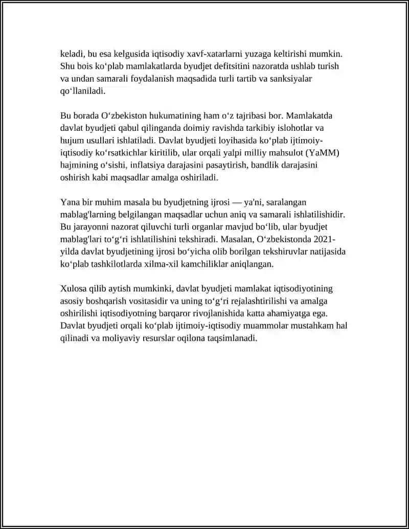 DAVLAT BYUDJETI TUSHUNCHASI VA TIZIMU 4