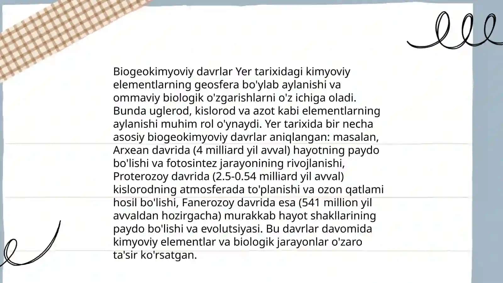 Biosfera geokimyosi 4
