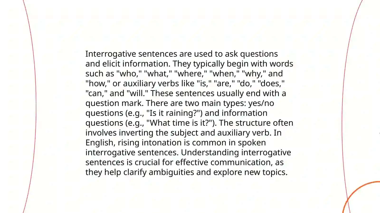 Types of sentences (hukm turlari) 4