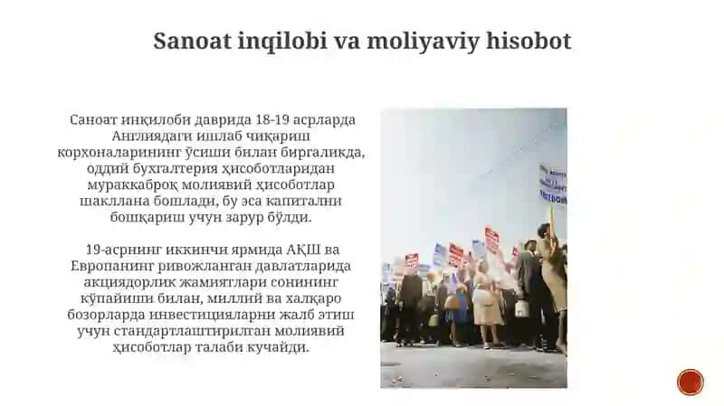 Moliyaviy ma'lumotlar tushunchasi va ularning vujudga kelishtarixi 4