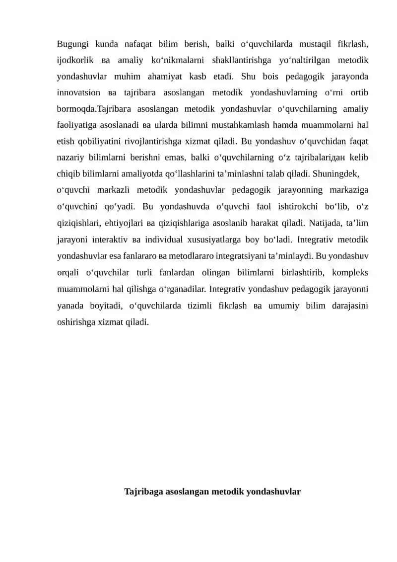 "MASOFAVIY TA’LIM TEXNOLOGIYALARI" REFERATI 4