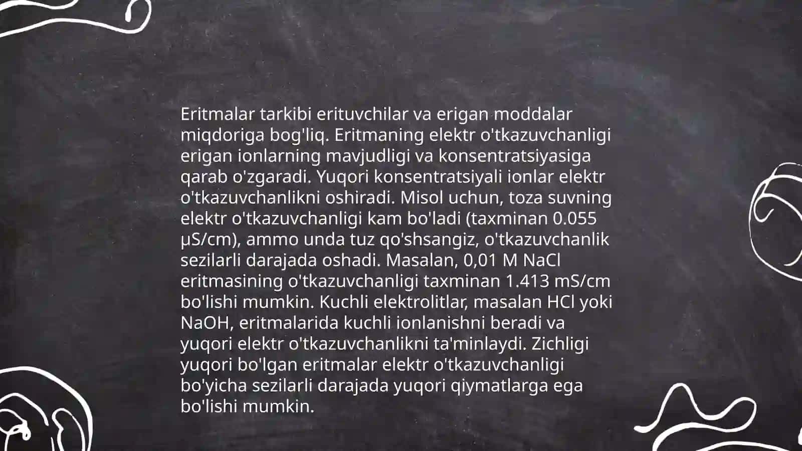 Elektr o'tkazuvchanligiga oid taqdimot yaratish 4