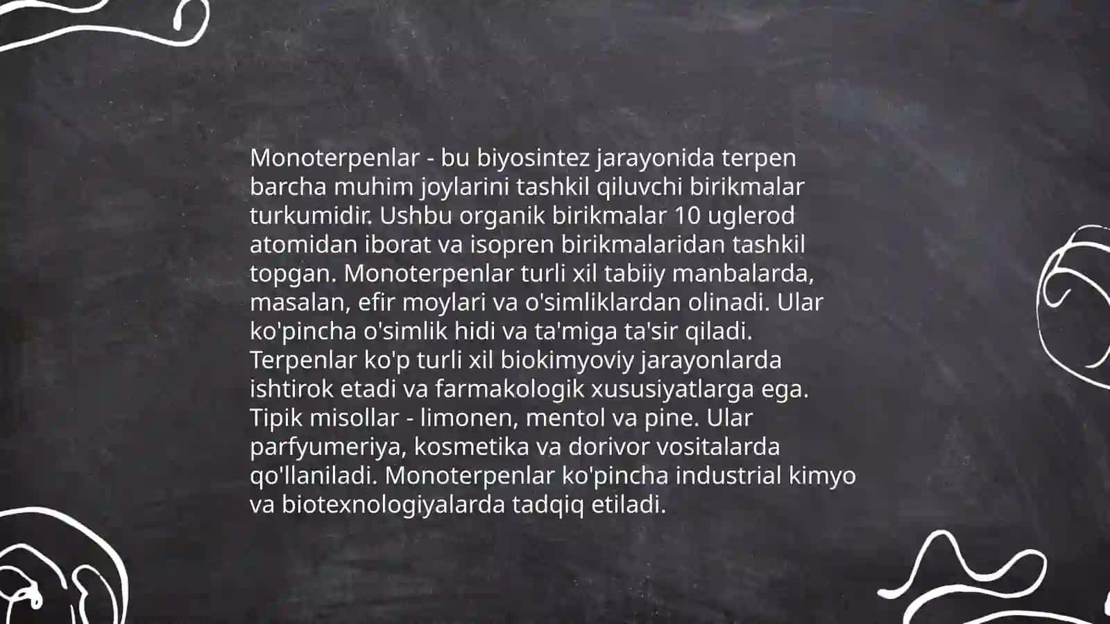 Terpenlar 4
