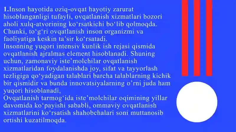 Innovatsion iqtisodiyotda ovqatlanish xizmatlar bozorini rivojlantirish 4