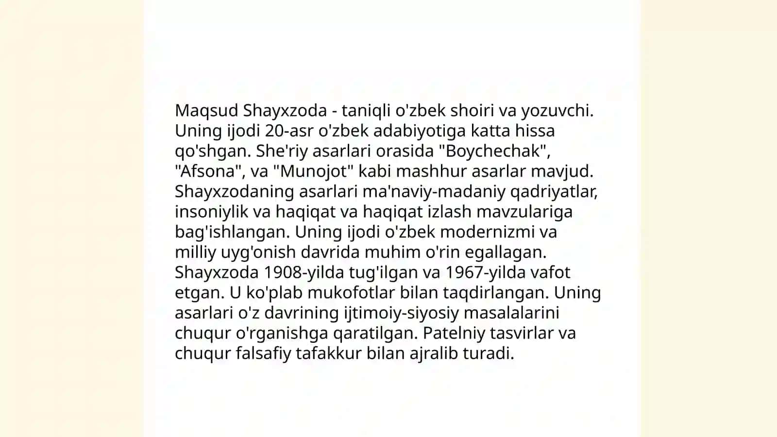 Maqsud Shayxzodaning hayoti va faoliyati 4
